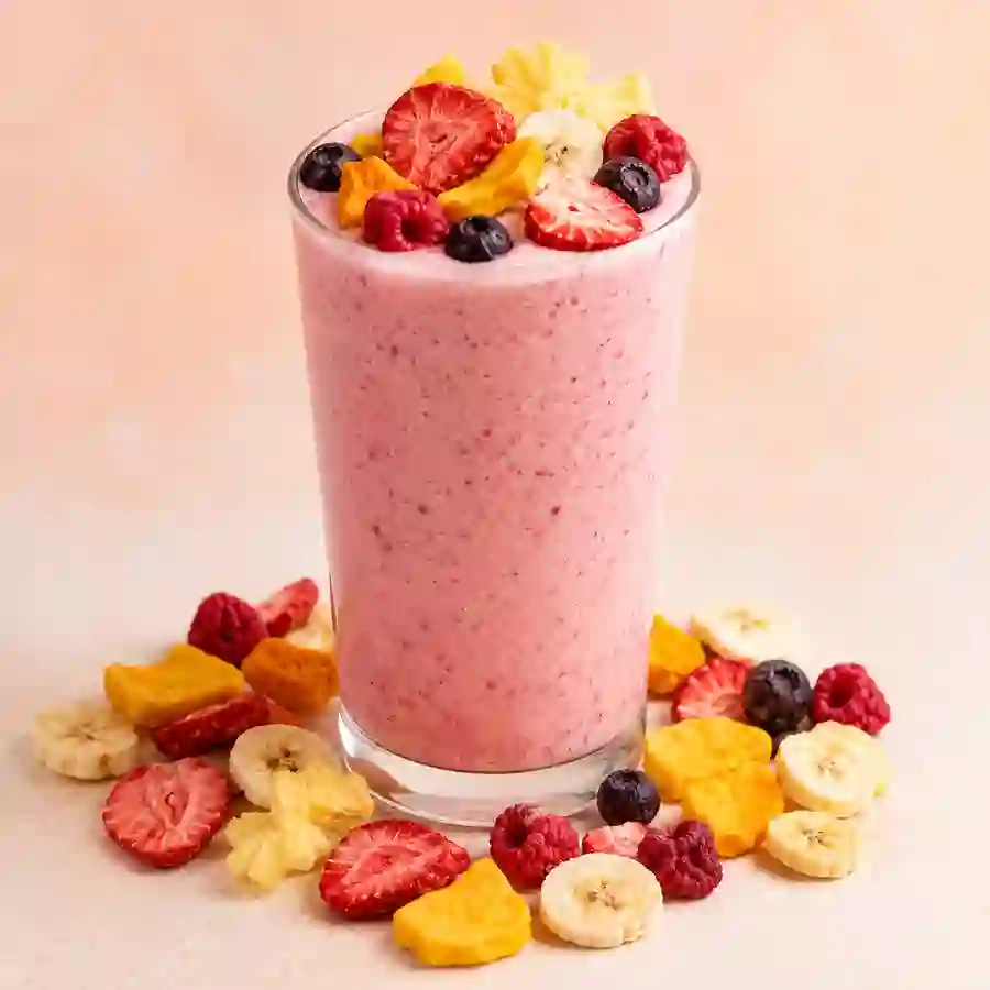 Dans un smoothie ou milkshake